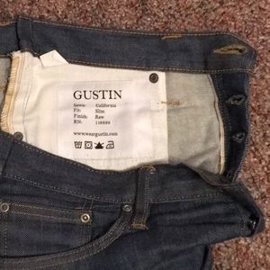 Gustin raw denim. Size 34w length 30